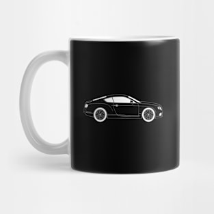 Continental GT White Outline Mug